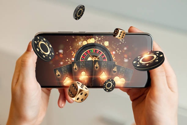 Push Gaming slot title displayed on mobile phone screen